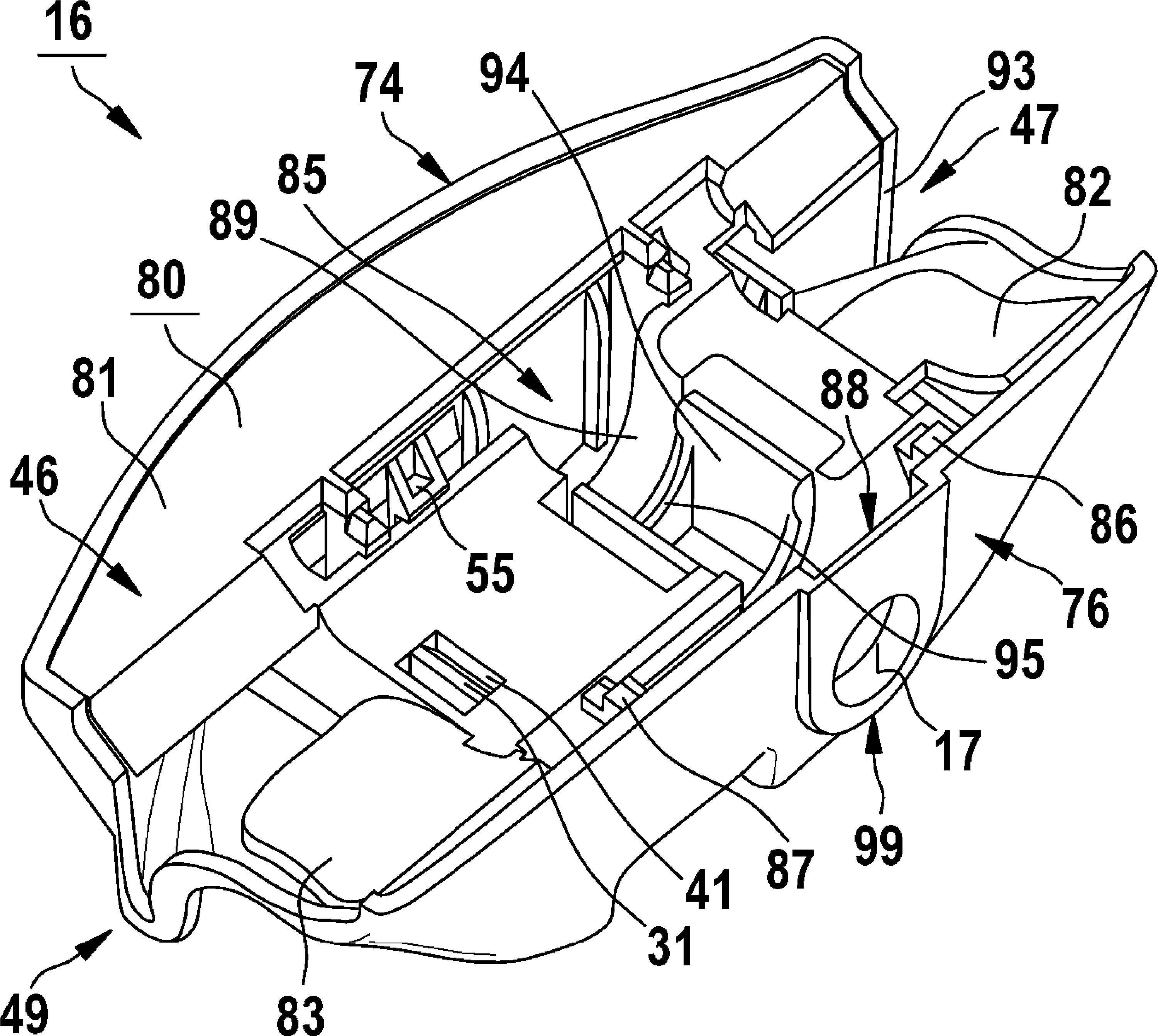 Wiper blade having connection component for linking to wiper arm