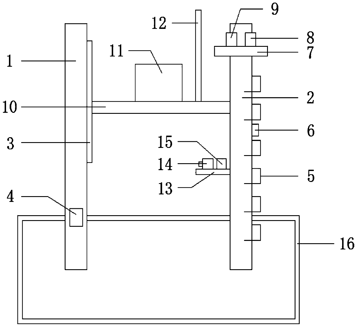 A device for simulating live maintenance operation of substation bay