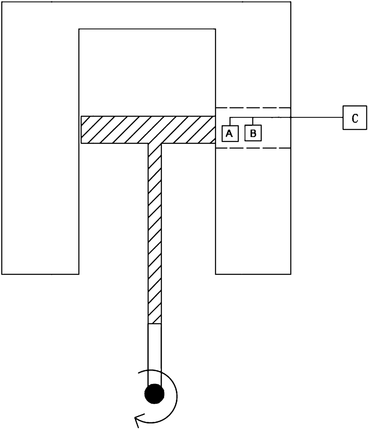 Cavitations erosion detecting device and method for cylinder liner