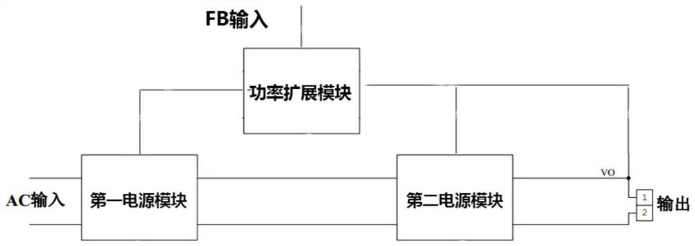 A series power expansion circuit and method