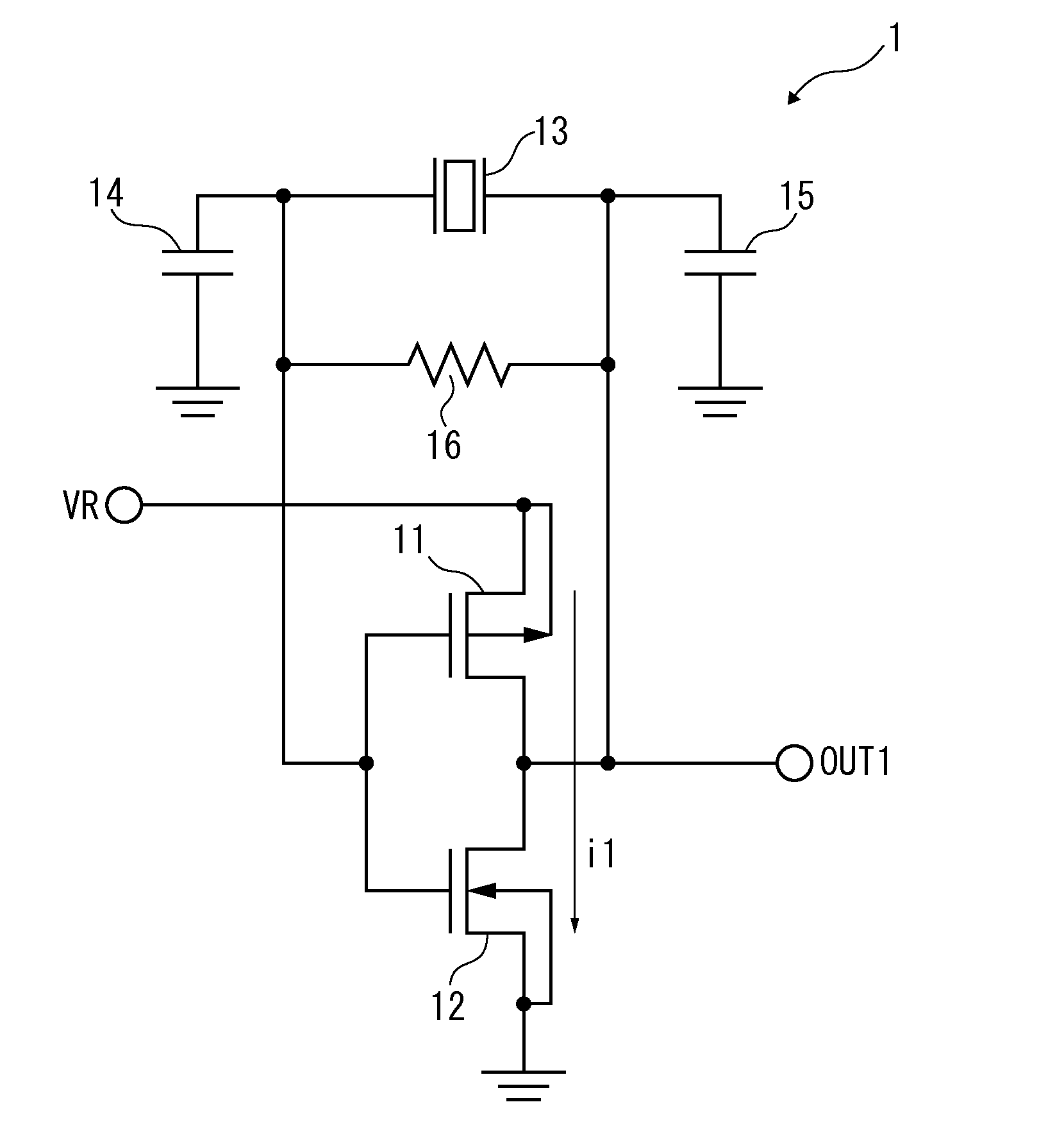 Oscillator, and clock generator, semiconductor device, and electronic device including the same