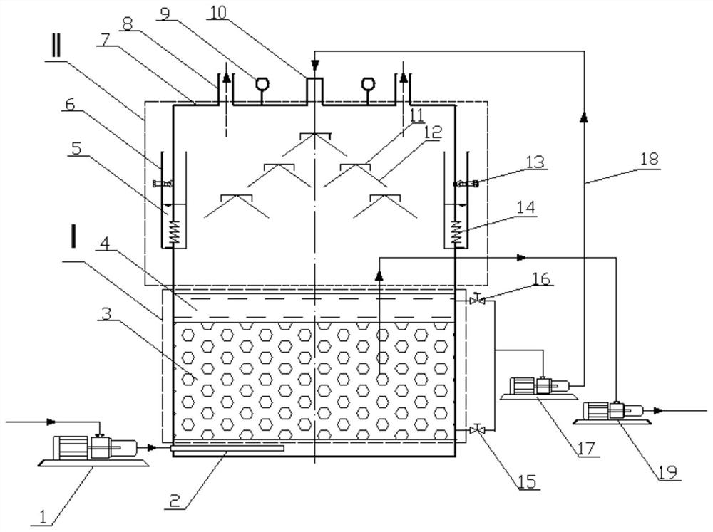 A high-efficiency integrated excess sludge anaerobic digester