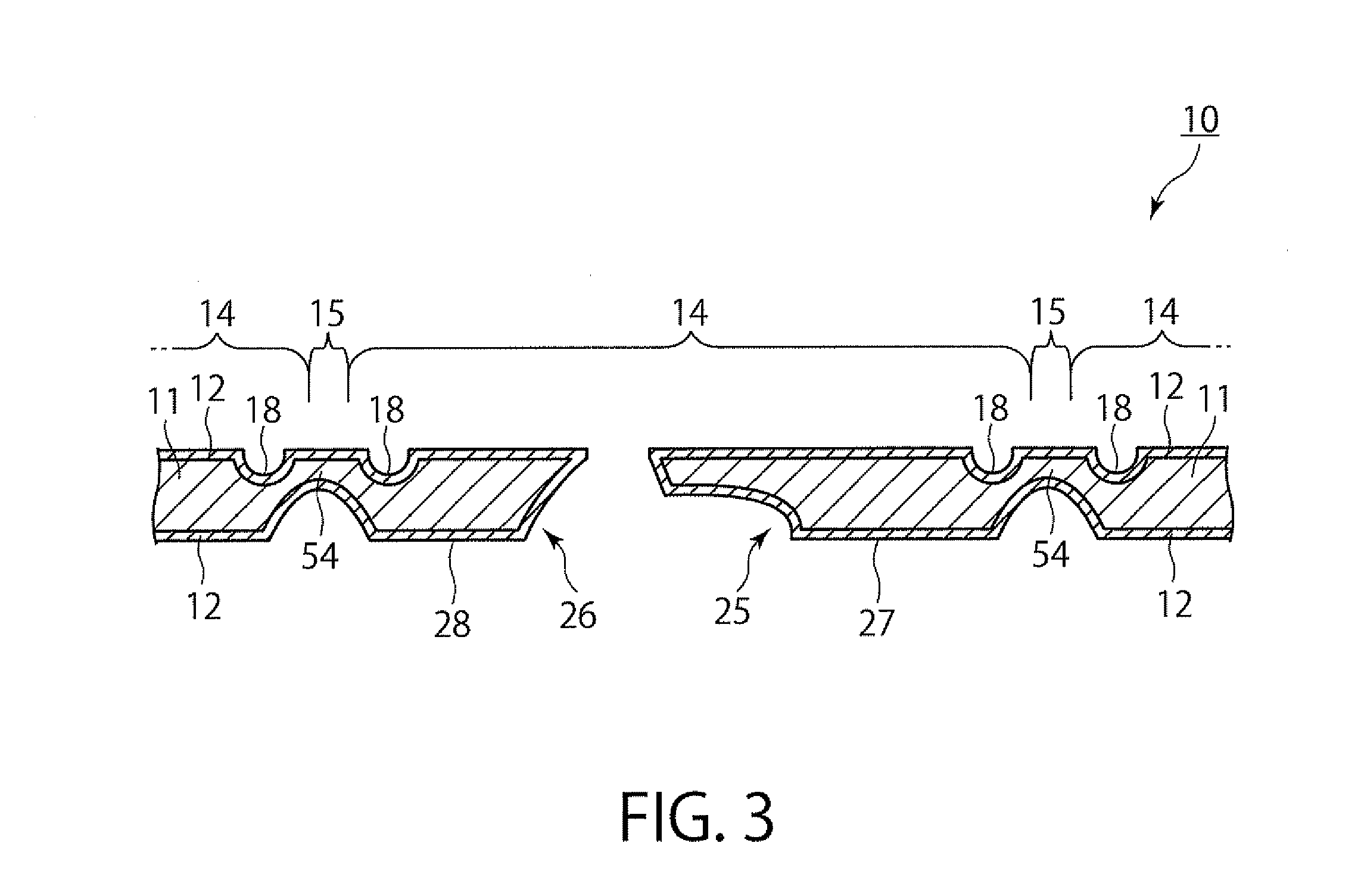 Lead frame for mounting LED elements, lead frame with resin, method for manufacturing semiconductor devices, and lead frame for mounting semiconductor elements