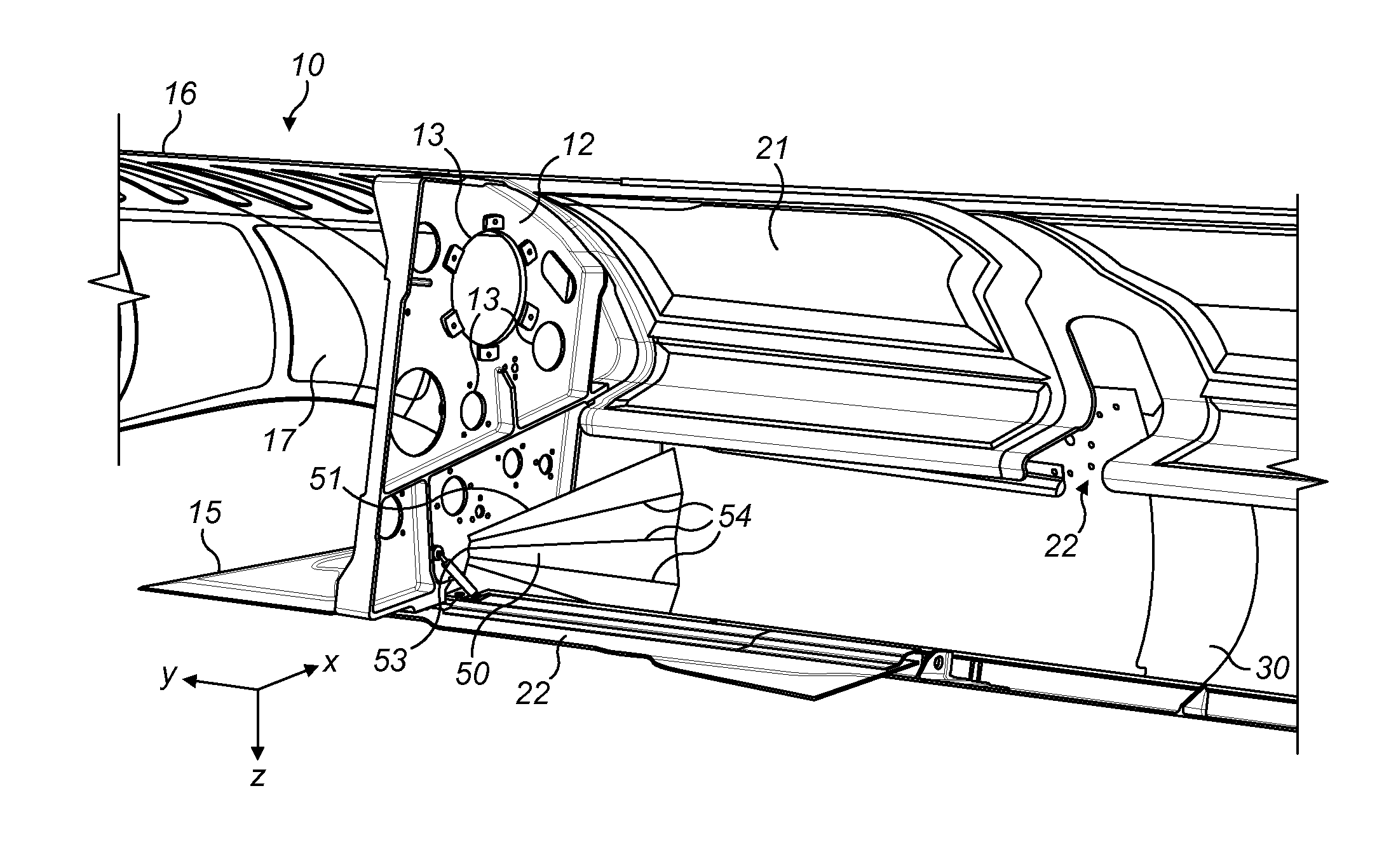 Retractable infill panel for high-lift device