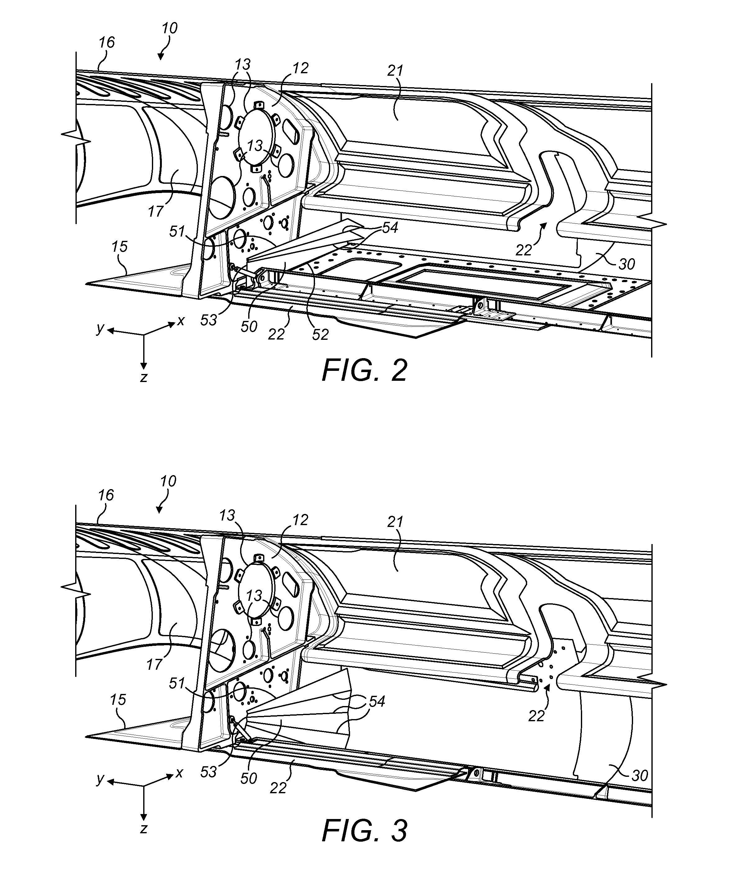 Retractable infill panel for high-lift device