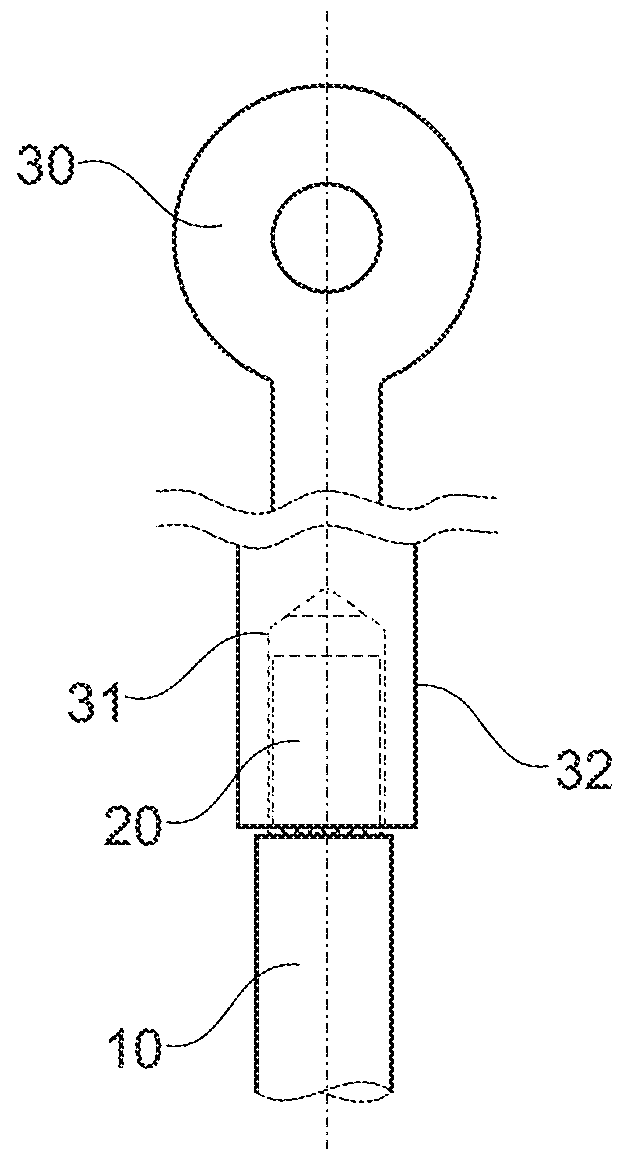 Crimp connection system for electrical cables comprising a fastening sleeve