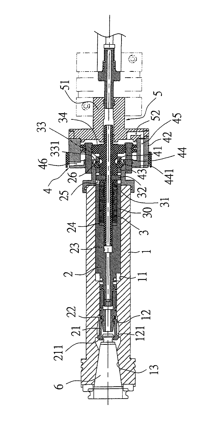 Cutter clamping device