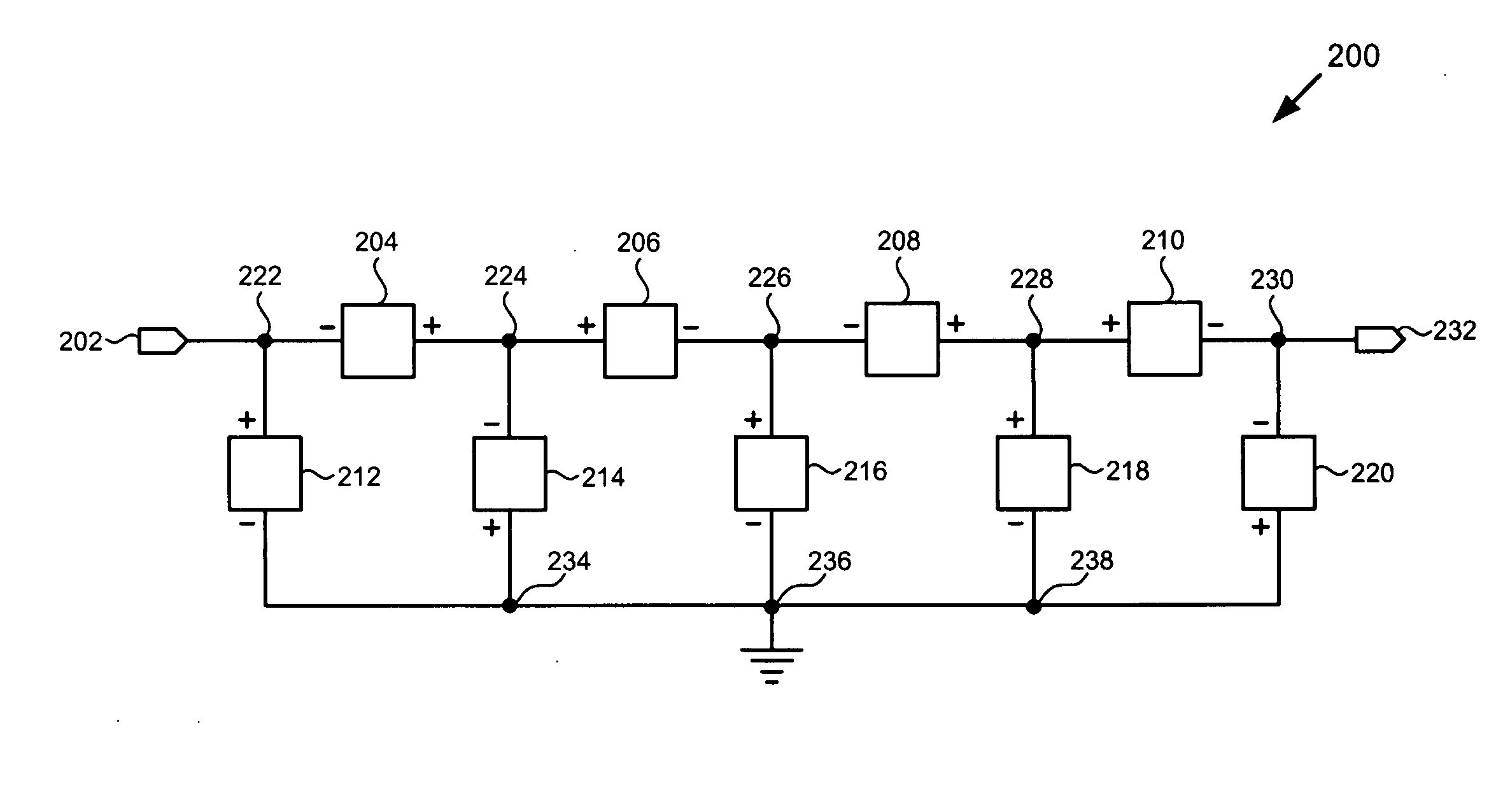 Bulk acoustic wave filter with reduced nonlinear signal distortion