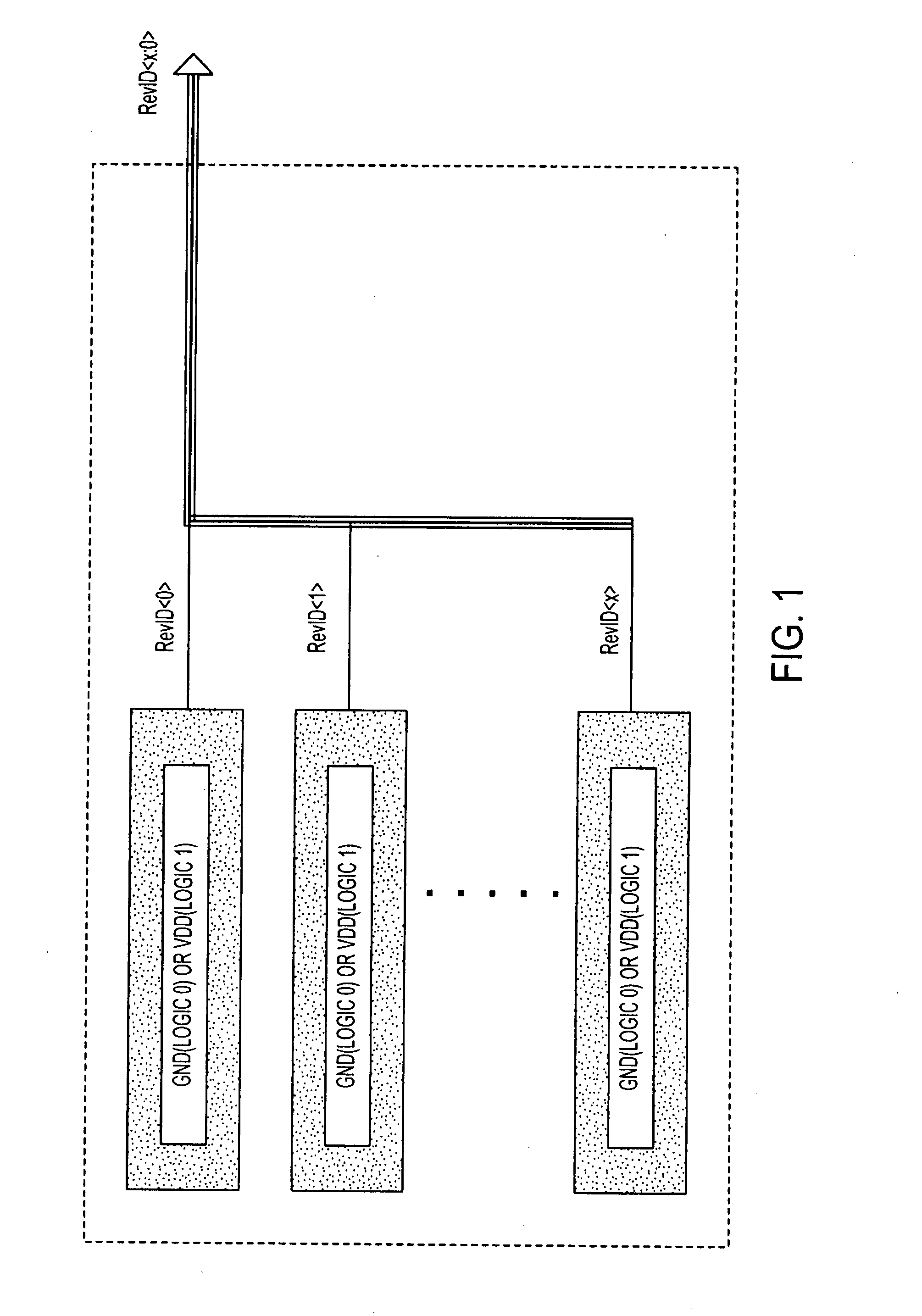 Programmable memory cell in an integrated circuit chip