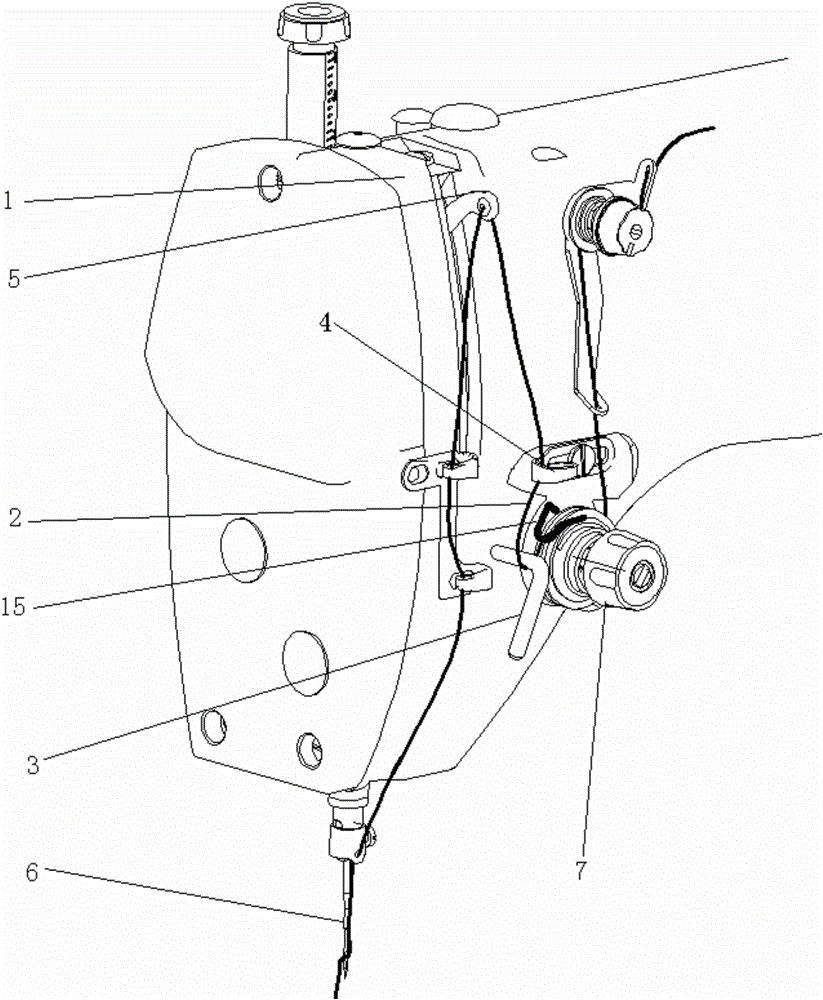 Sewing machine and broken stitch detection mechanism thereof