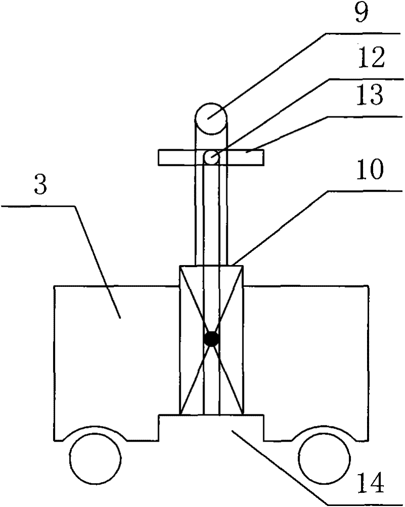 Movable water station for rock-fill dam materials