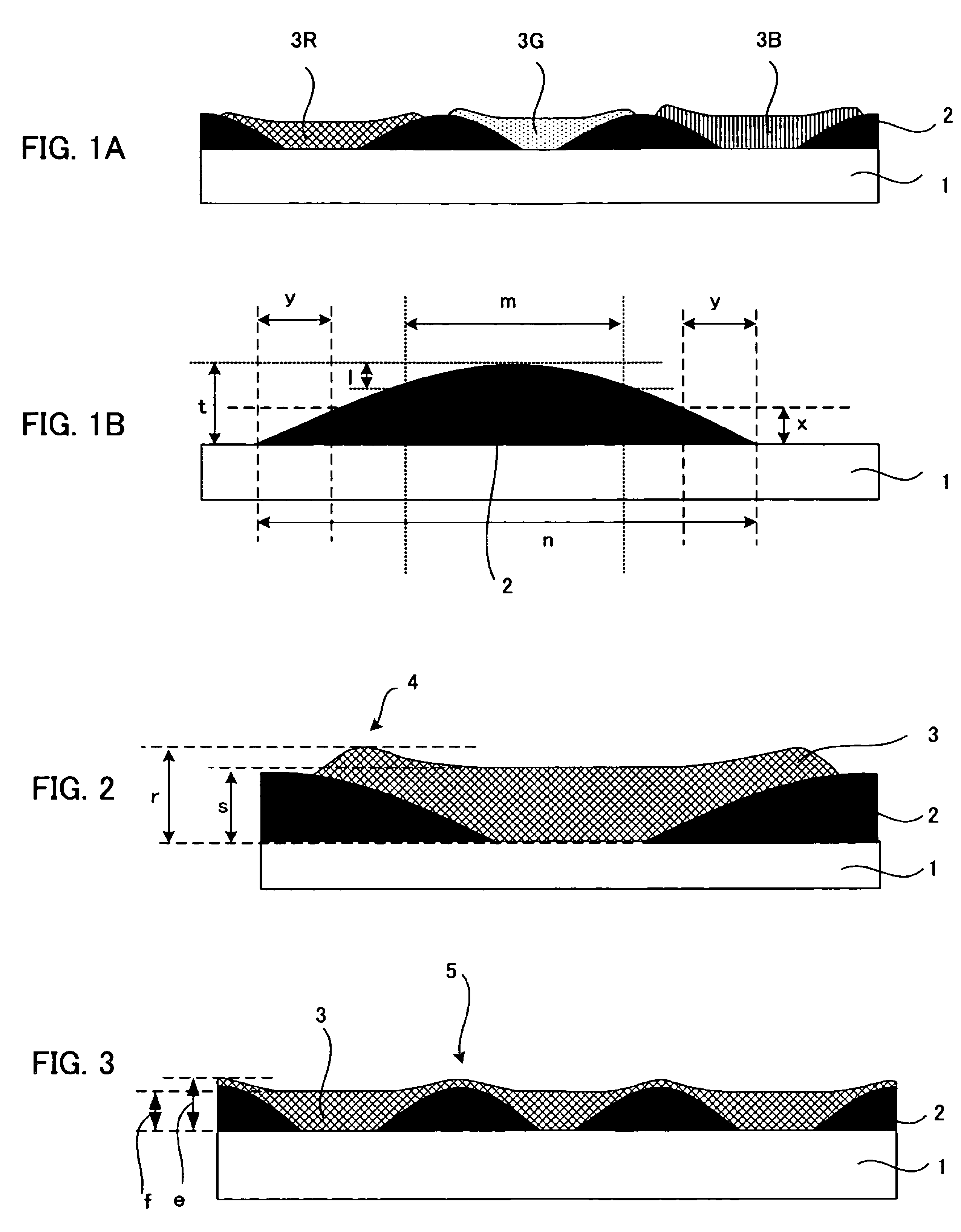 Method for producing a color filter