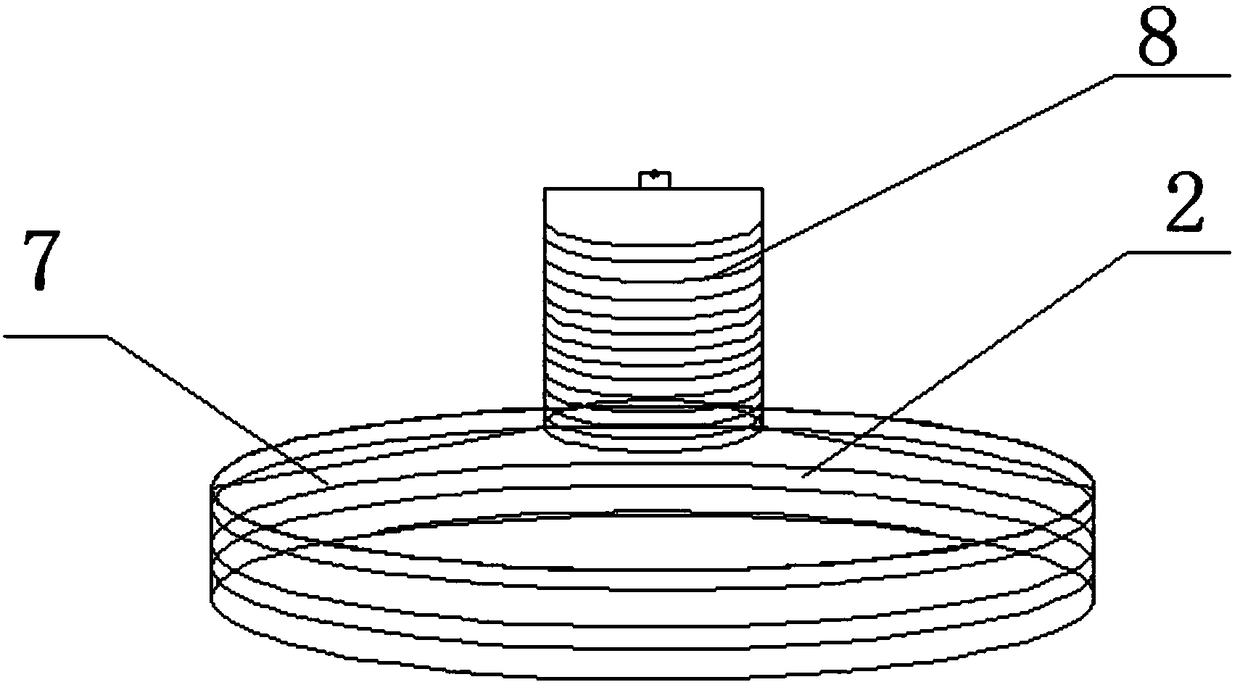 Inverted-conical open-type LED lamp