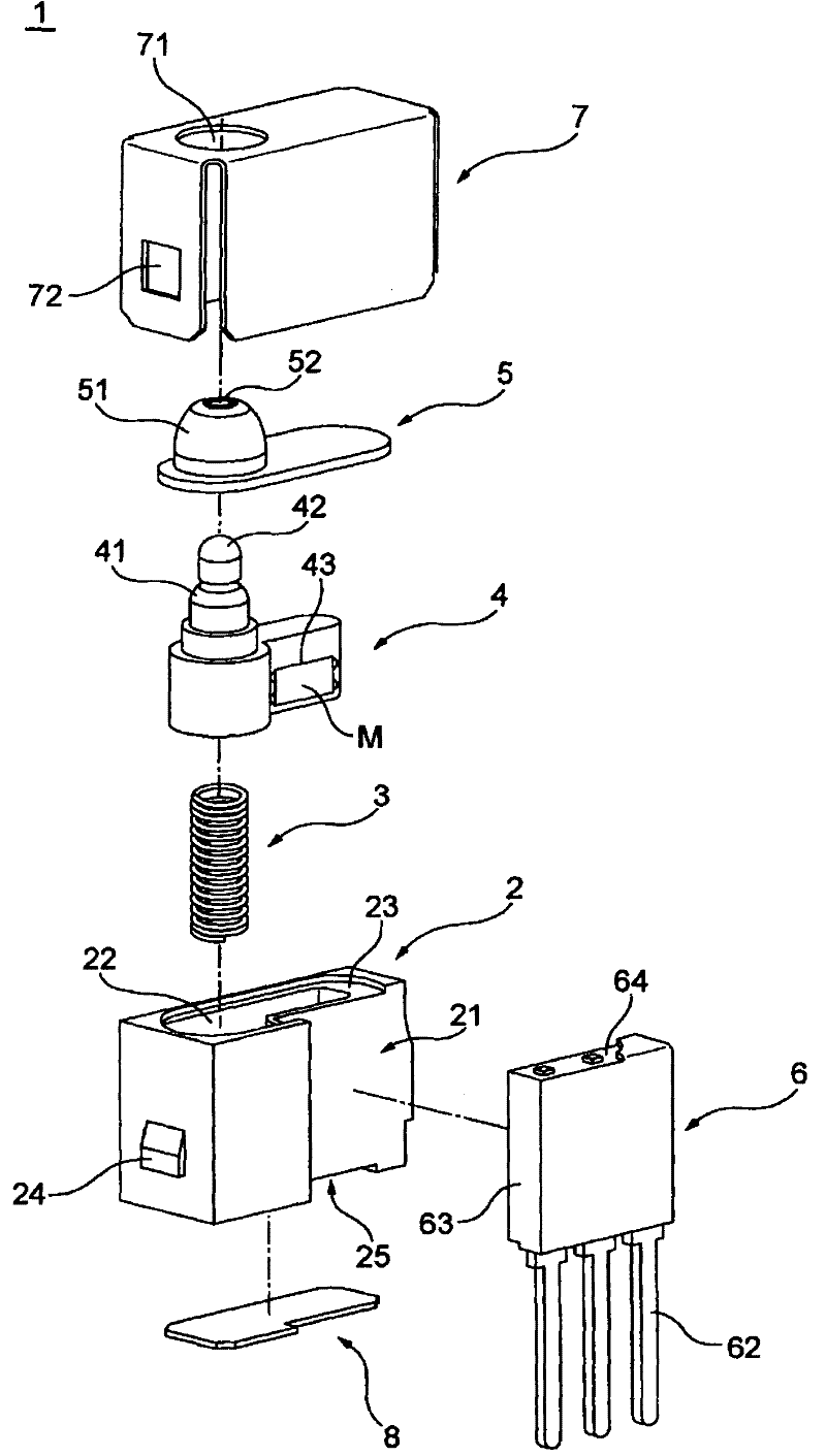 Non-contact switch apparatus