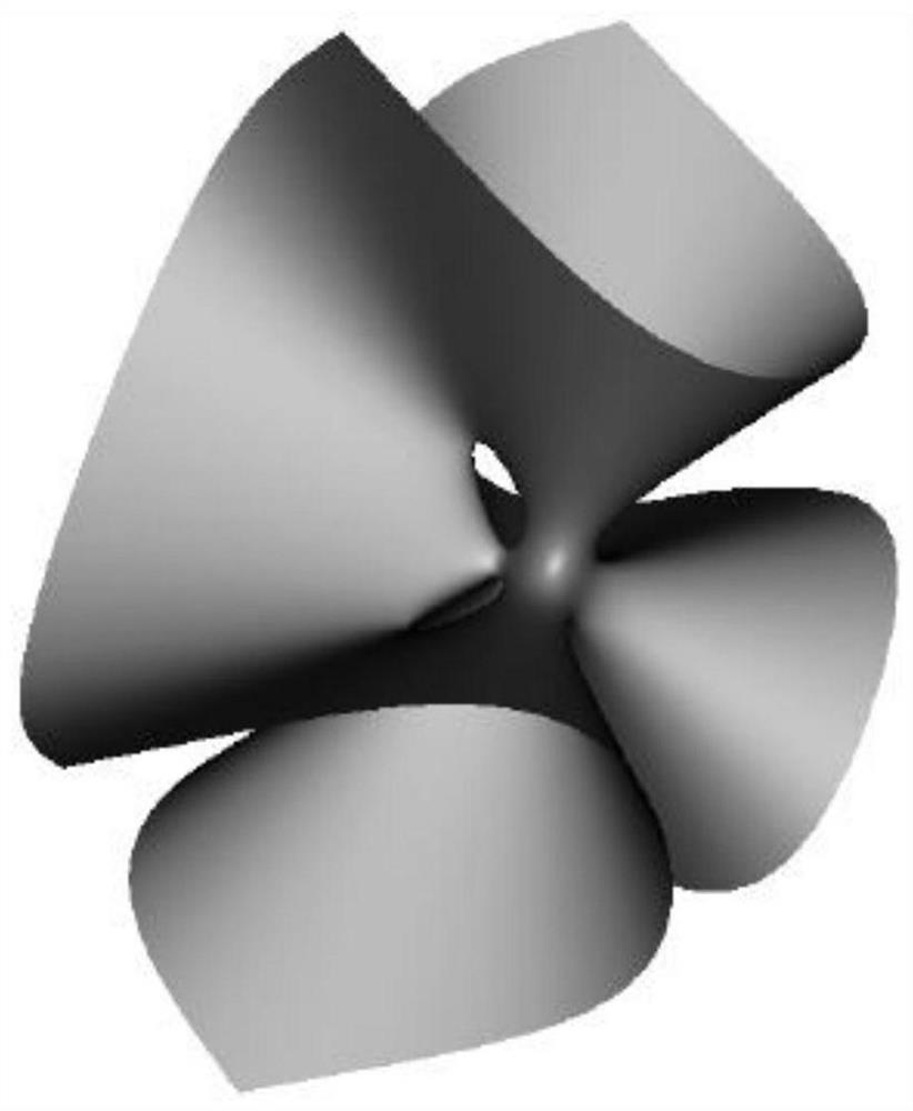 Efficient curved surface thickening method based on implicit modeling