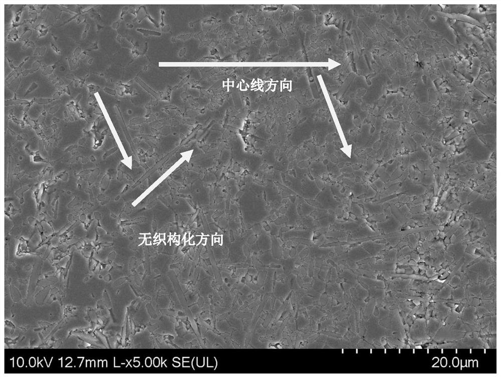 Textured silicon carbide whisker toughened alumina-based ceramic, preparation method and application thereof