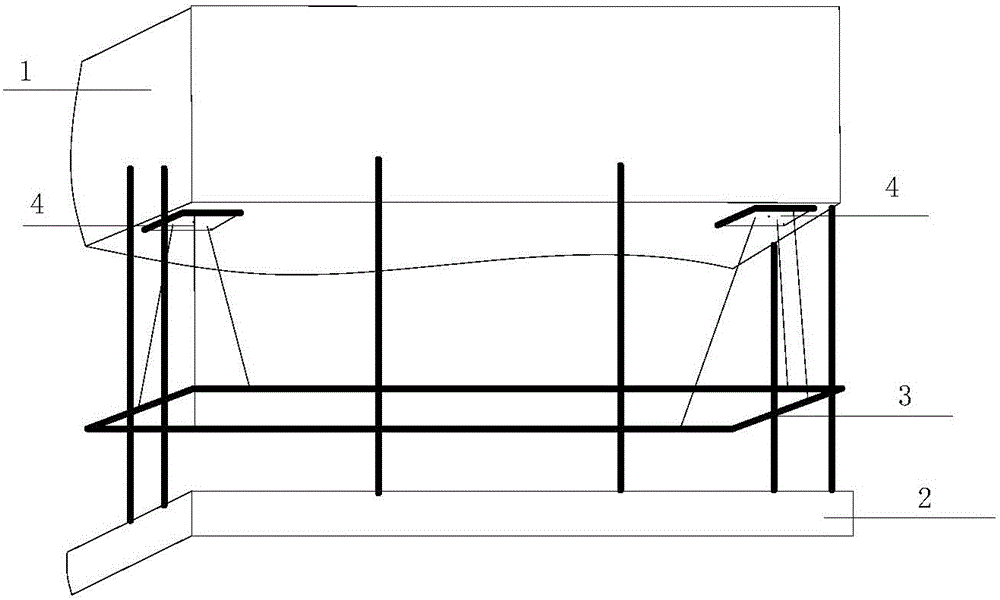 Construction layout method for bearing pad stone