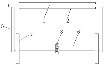 Rapid cooling device for non-ferrous metal smelting rolled product production