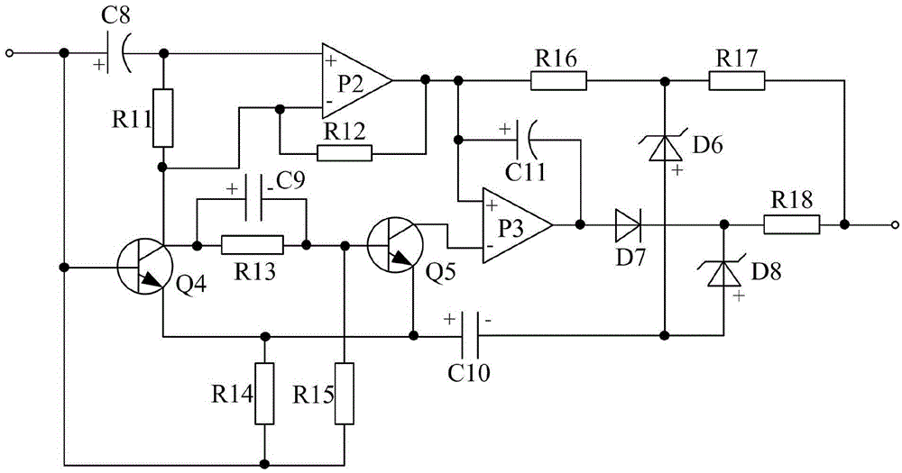 Double-filtering non-linear negative feedback-type logic protection emitter coupling stabilized switching power supply