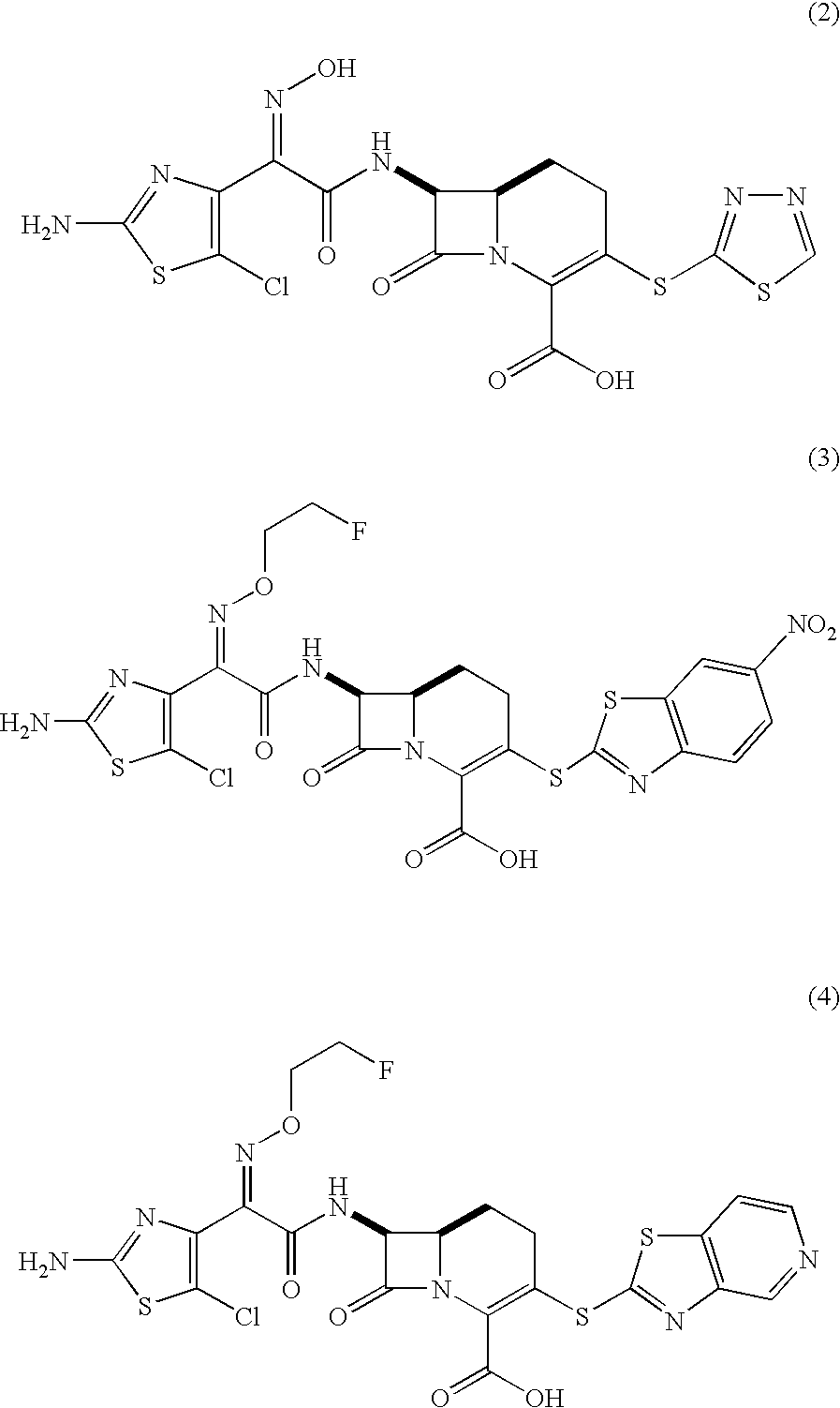 Carbacephem beta-lactam antibiotics