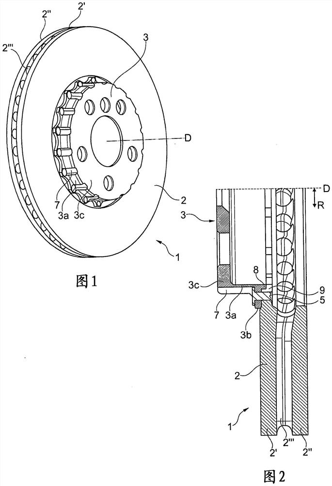 Brake disc for a vehicle