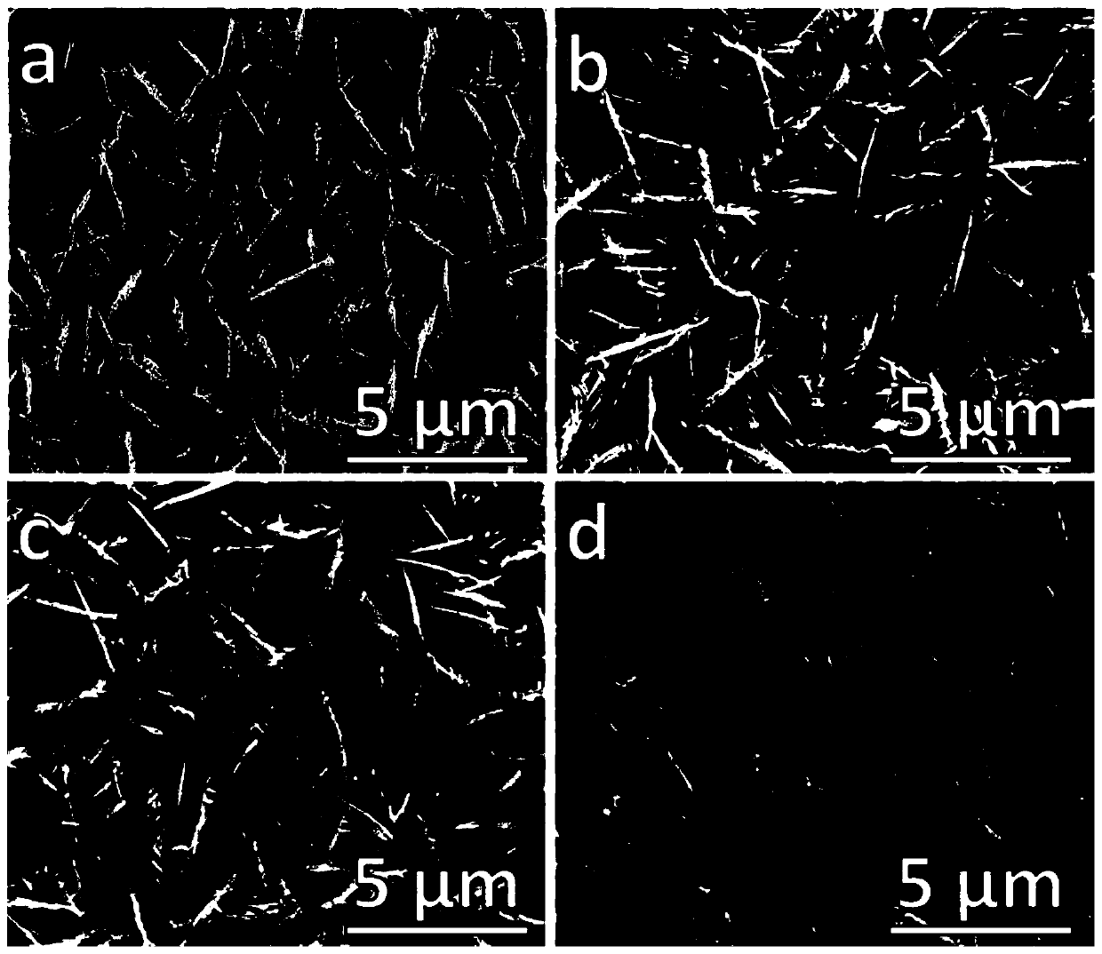 Preparation method of Co3O4 hierarchical-nano structure doped with different anions