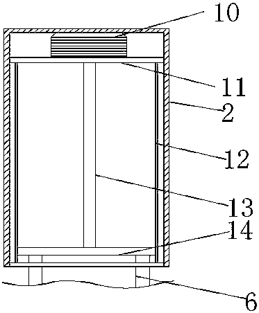 Monitoring device with dust removal function