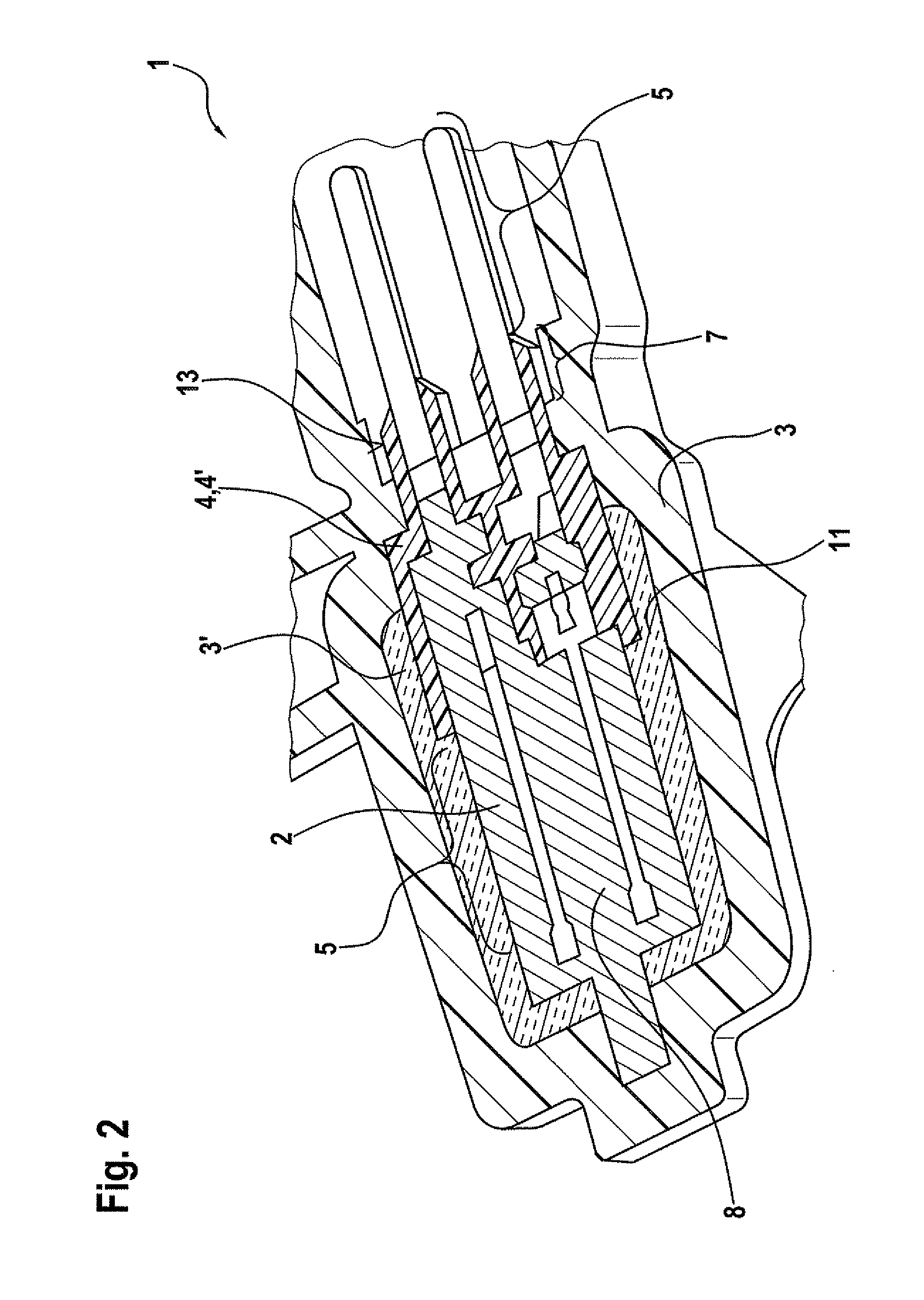 Connecting element and method for manufacturing a connecting element