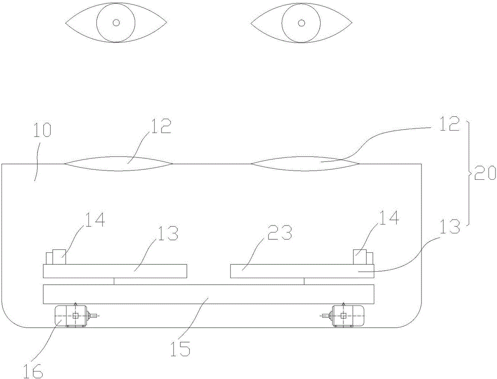 Near-to-eye display device capable of automatically adjusting optical system