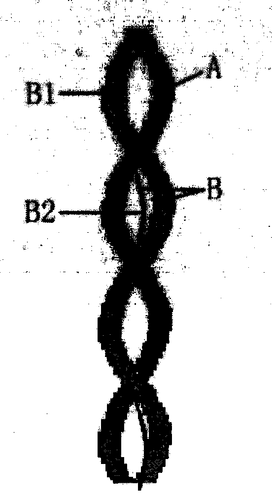 Yarn for preparing fabric with bundling structure and preparation method thereof