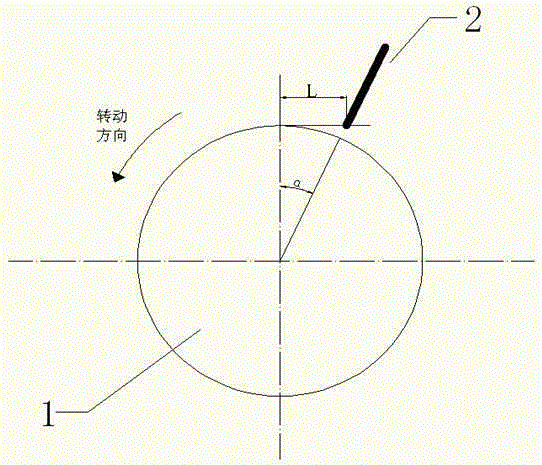 Surfacing welding method for abraded large roll shaft