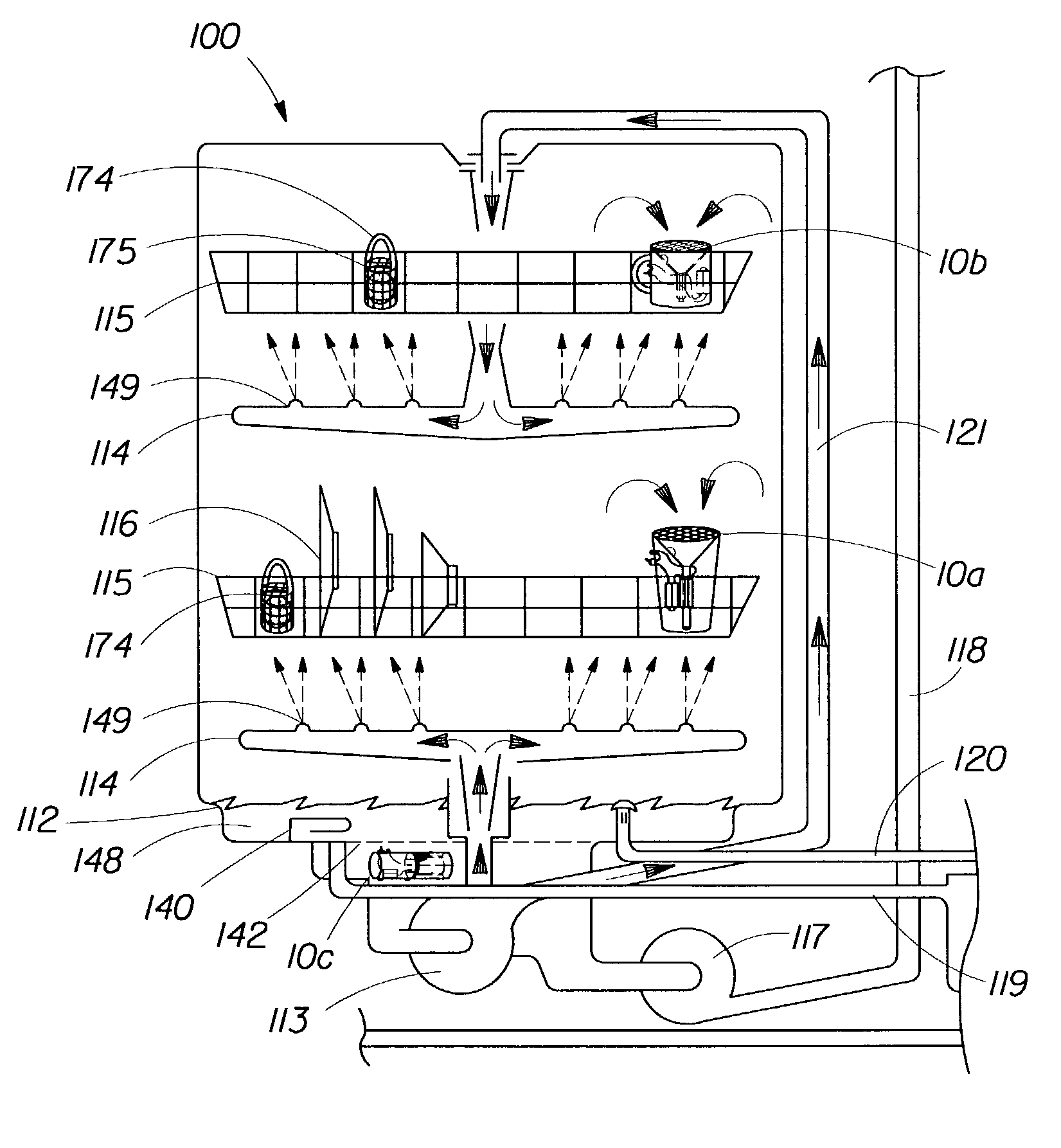 Self-contained, self-powered electrolytic devices for improved performance in automatic dishwashing