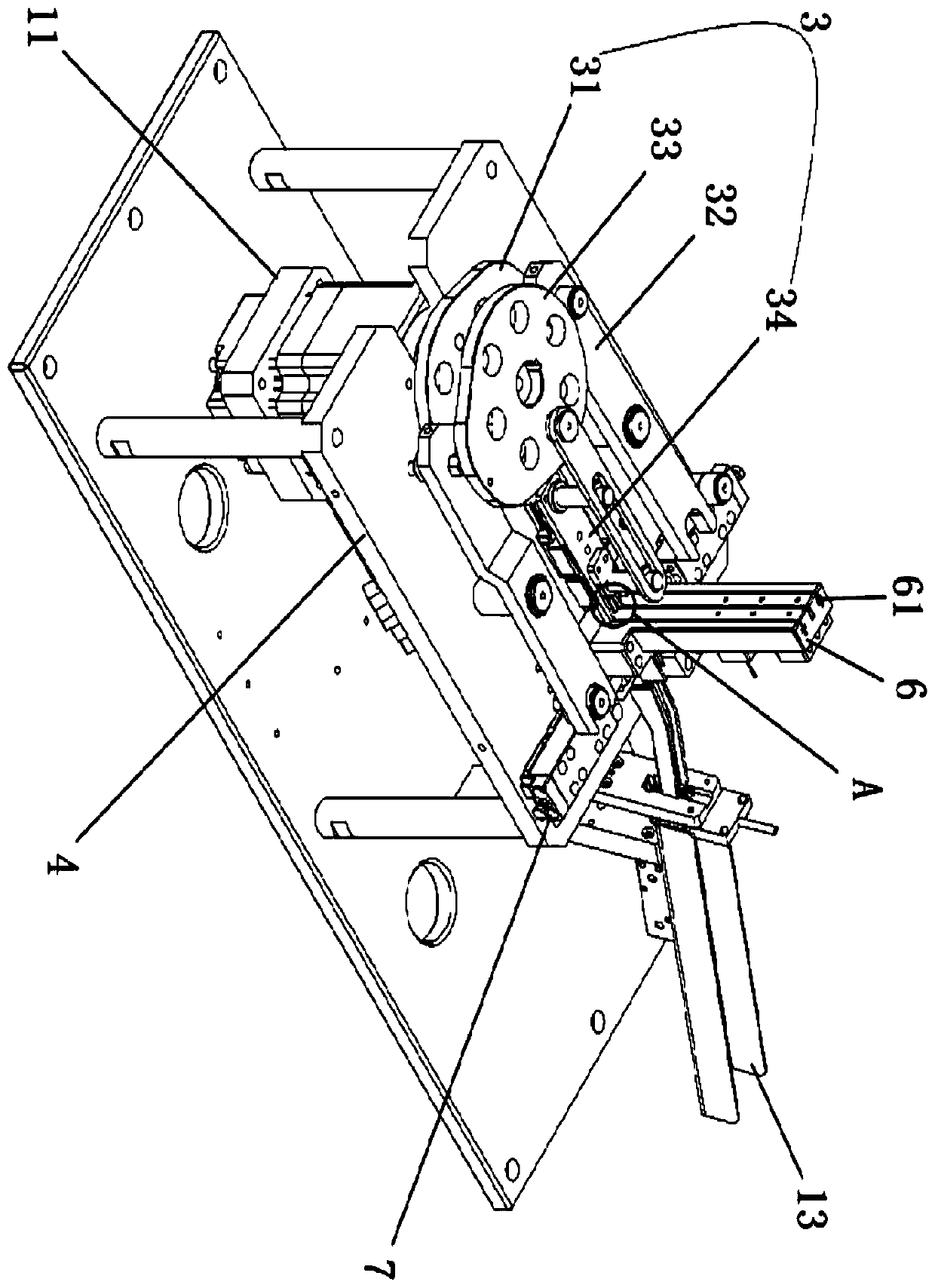 High speed pressing equipment for flint wheel