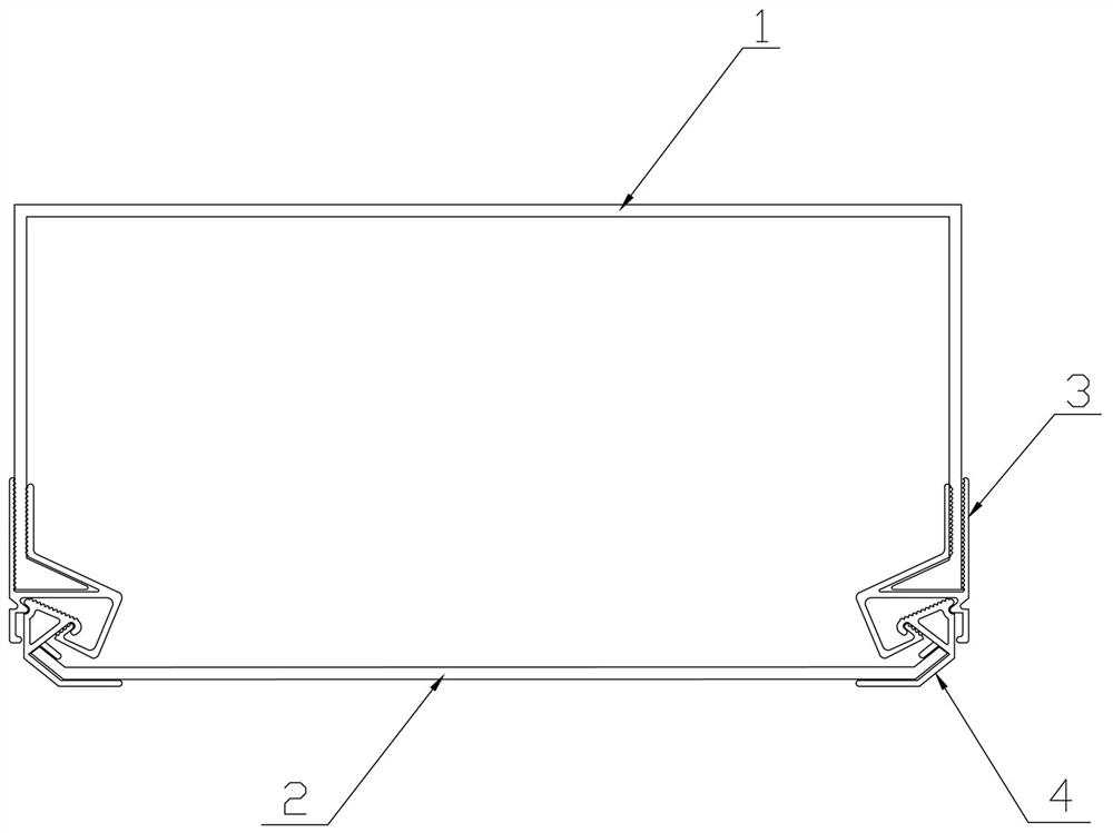 Stepped suspended ceiling and mounting method