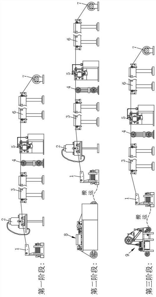 A kind of production method and production equipment of high-voltage damping wire