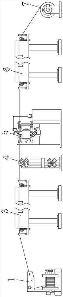 A kind of production method and production equipment of high-voltage damping wire