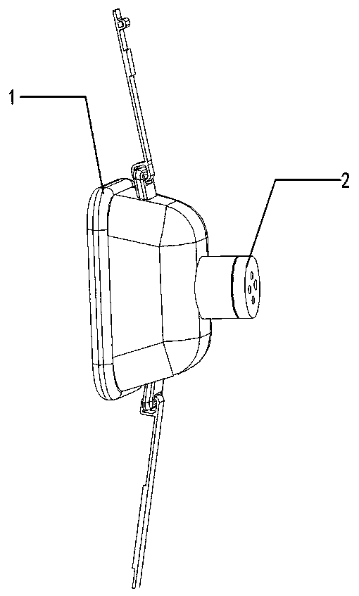 Waterproof sound transmission protective cover with hydrophobic function after otitis media operation