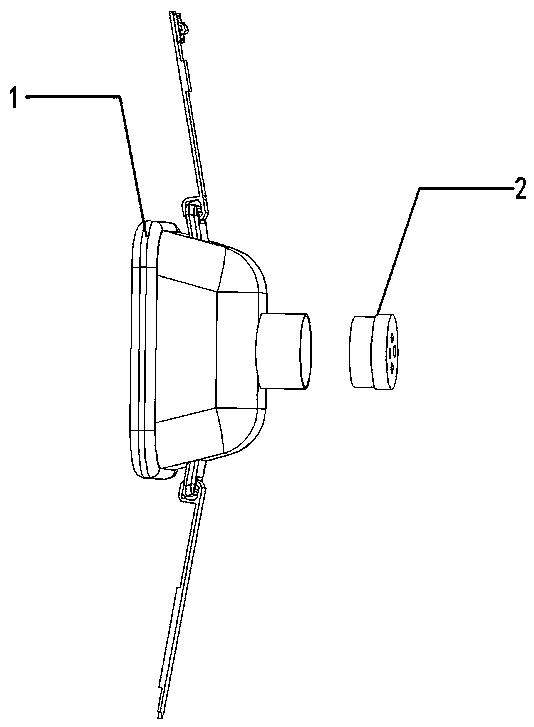 Waterproof sound transmission protective cover with hydrophobic function after otitis media operation