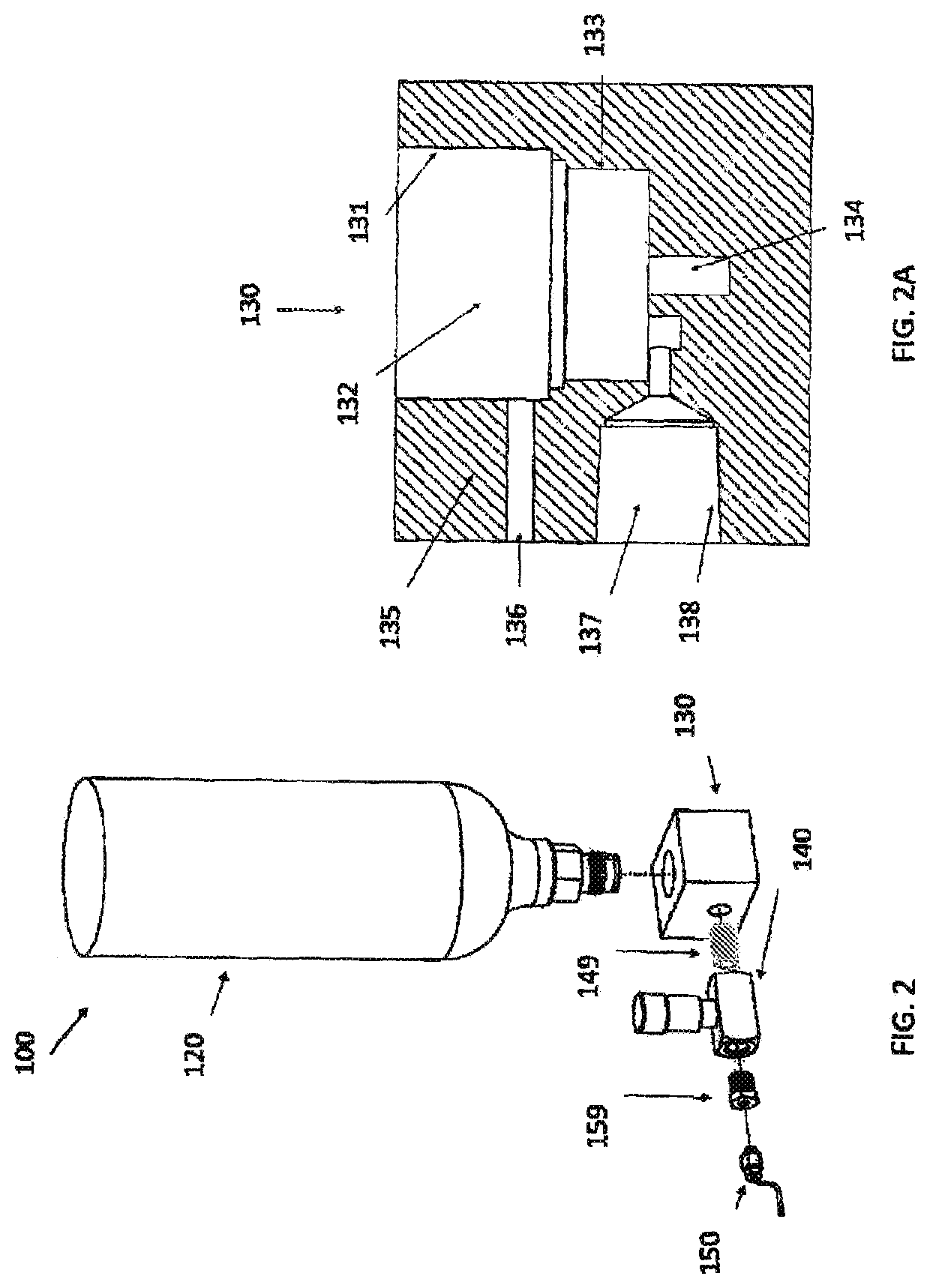 Portable instant cooling system with controlled temperature obtained through timed-release liquid or gaseous CO<sub>2 </sub>coolant for general refrigeration use in mobile and stationary containers