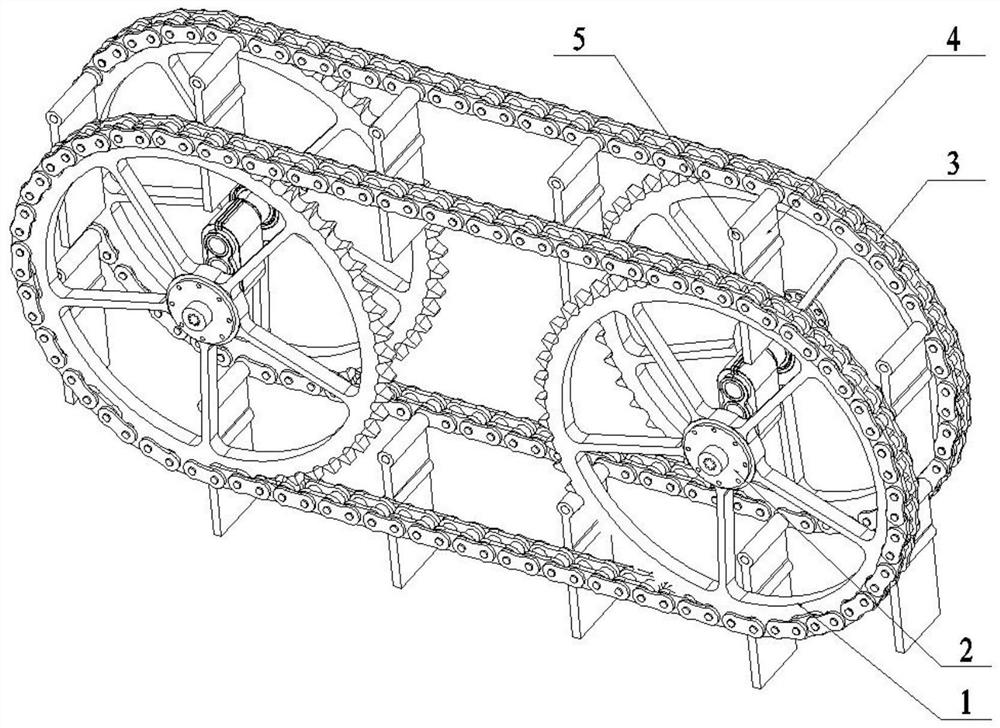 Blade type crawler belt capable of vertically entering and exiting soil