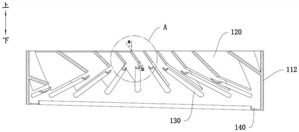 Air inlet flow guide device and combined stove