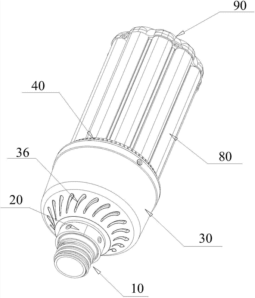 LED (light-emitting diode) corn light