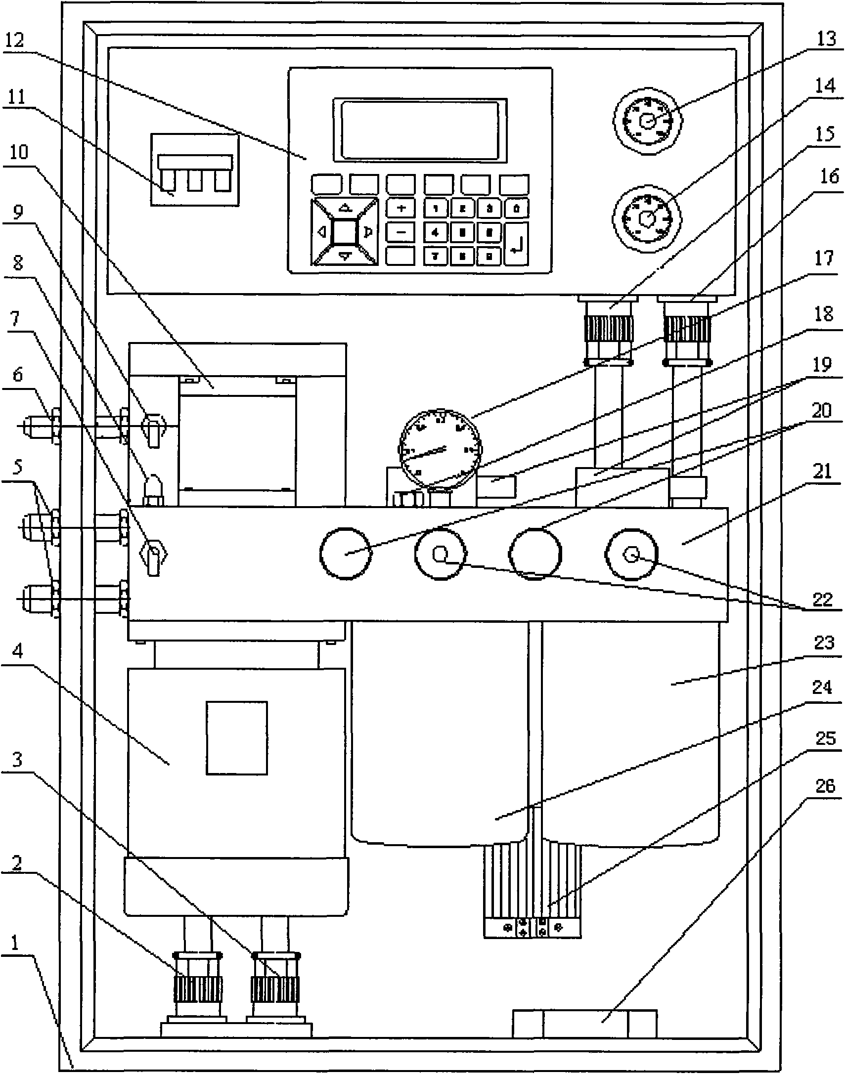 On-line oil filter device of on-load tap-changer