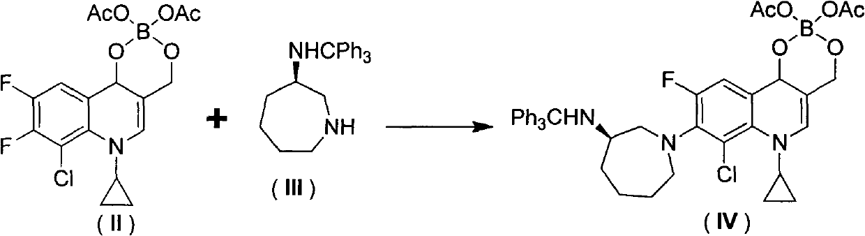 Method for preparing besifloxacin hydrochloride