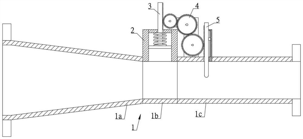 Flow control structure of nitrogen-oxygen separation device