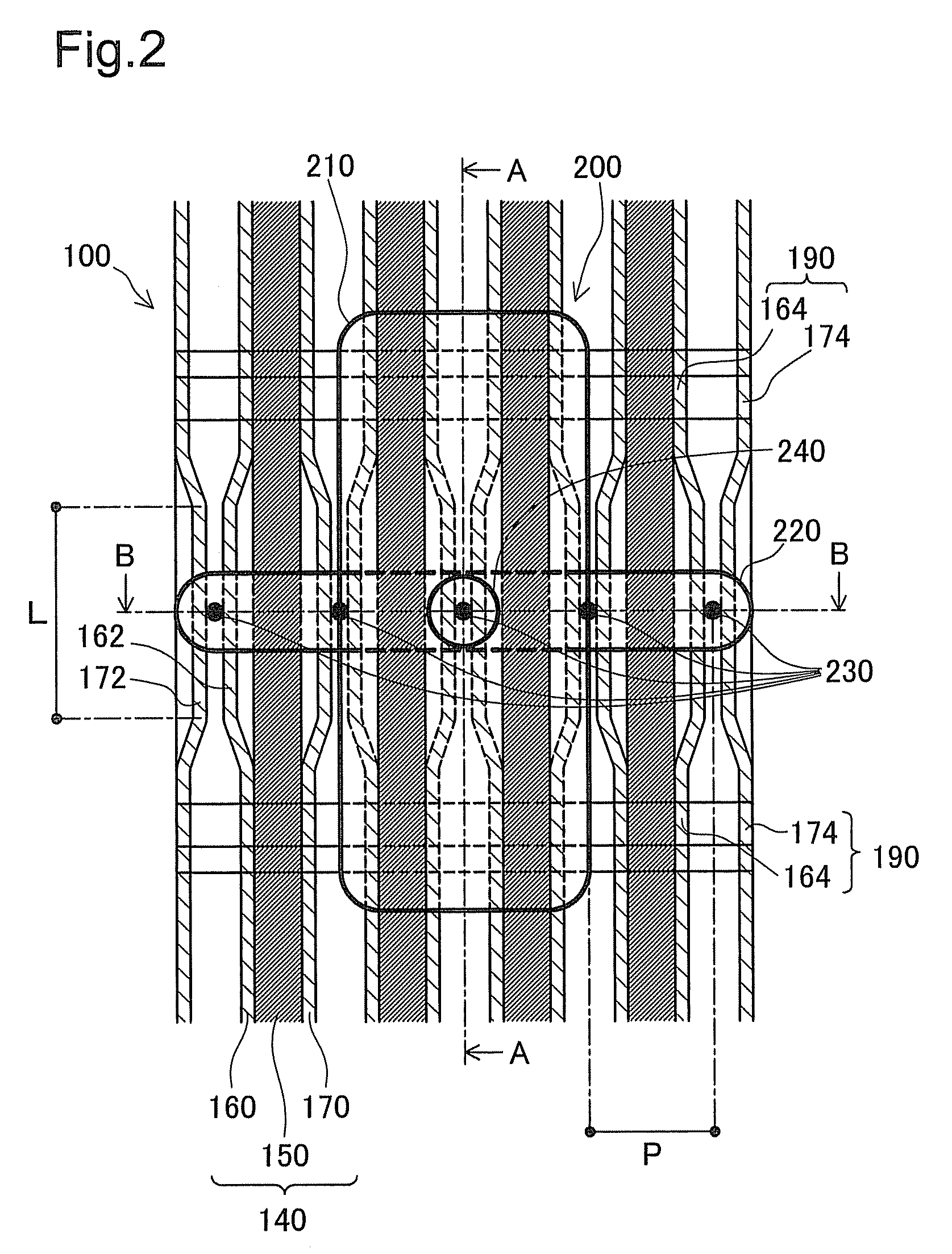 Terminal device for cell voltage measurement of a fuel cell