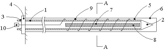 Repairable anchor cable structure after earthquake and its application method