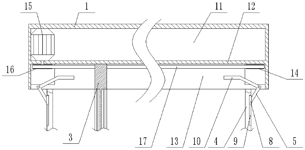 Automobile glass scraping device