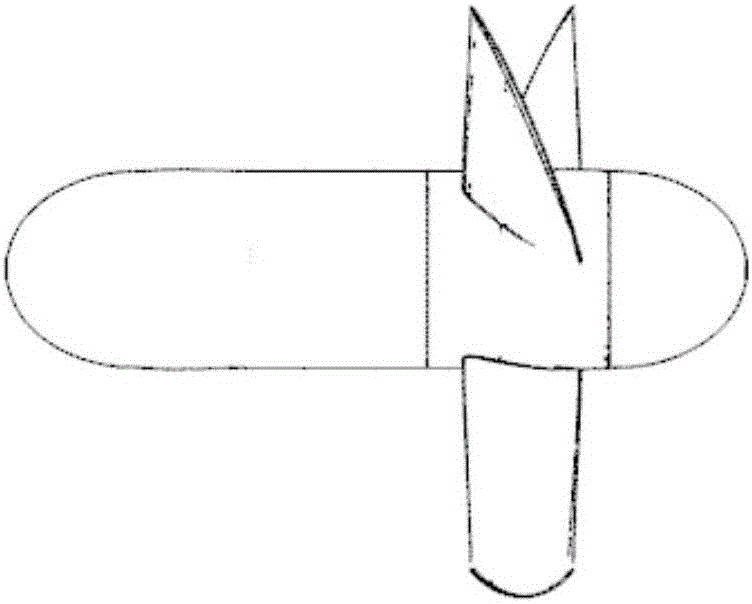 Ducted propeller with equal forward and reverse thrust force