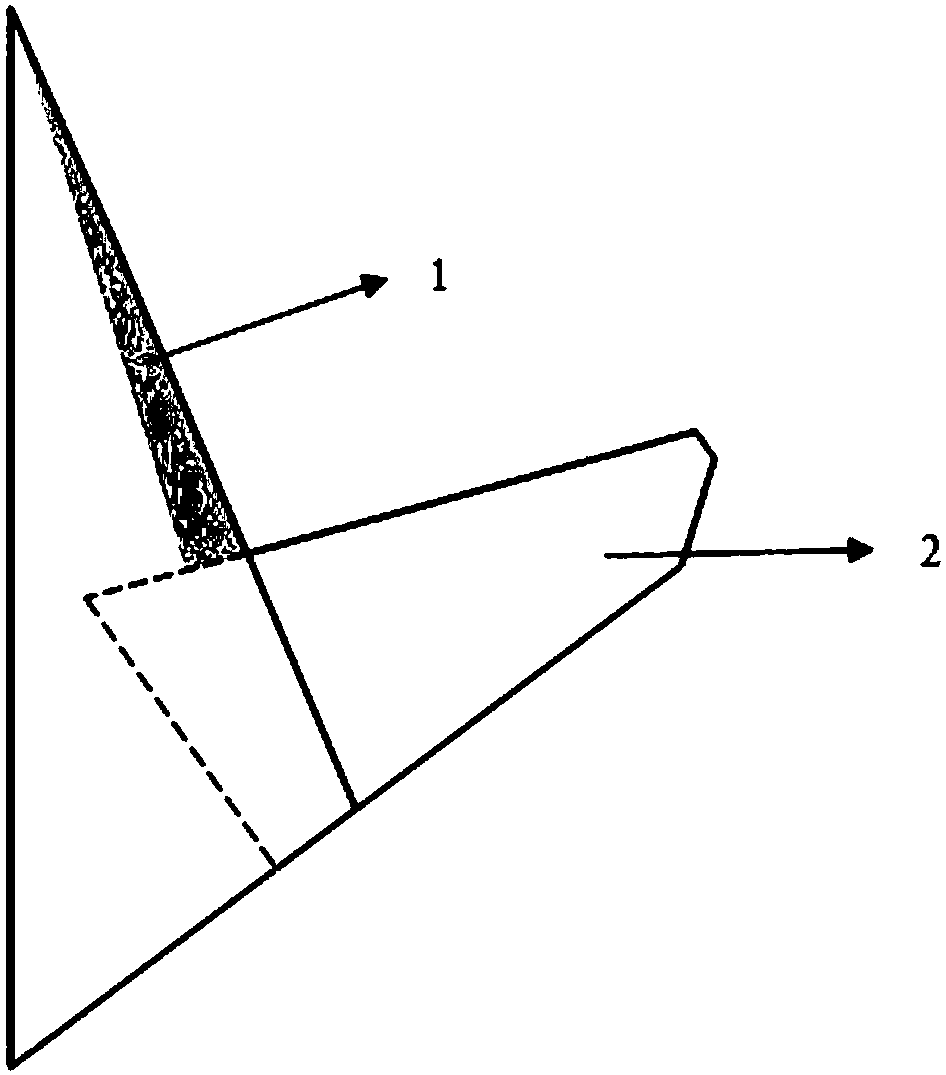 Wing surface fusion-type edge strips